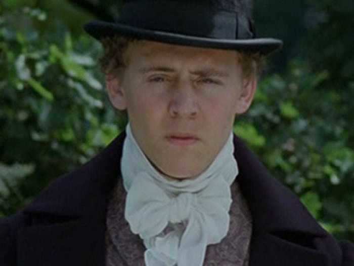 Before playing mischievous Loki, Tom Hiddleston played a lord in a British TV movie that was based on a Charles Dickens book.