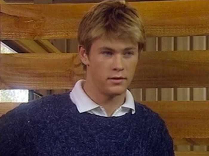 Before Chris Hemsworth played the God of Thunder, he was on several Australian shows.