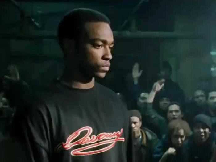 Anthony Mackie landed his first movie role in "8 Mile."