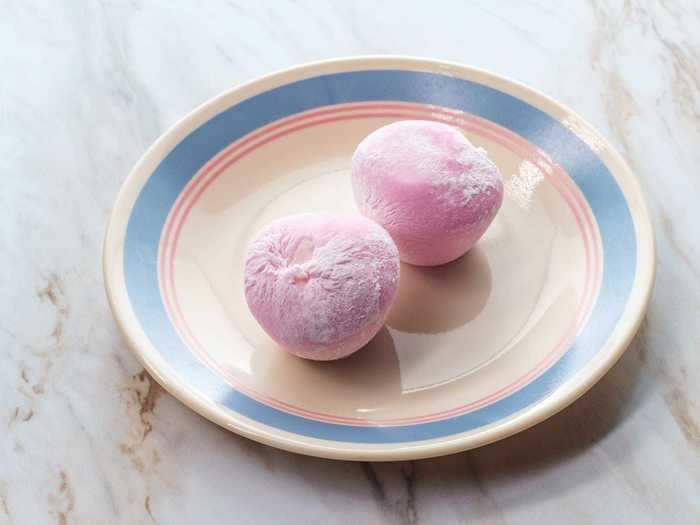 For a special dessert, pair homemade mochi with store-bought ice cream.