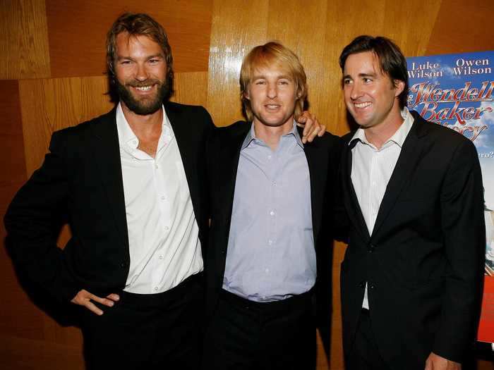 Owen Wilson has shared the screen with both of his brothers.