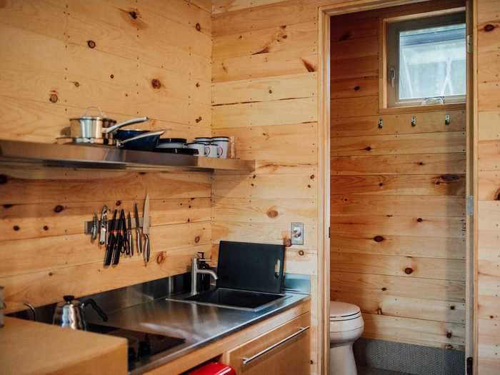 Getaway Cabin Kitchen