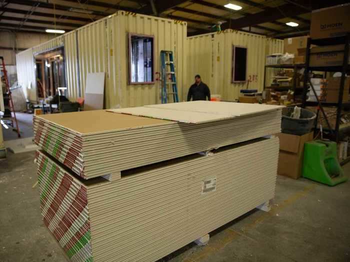 To keep energy costs down, the containers are insulated with foam and fiberglass. Sustainability is important for IndieDwell, which hopes to make the Idaho factory carbon neutral by the end of the year.