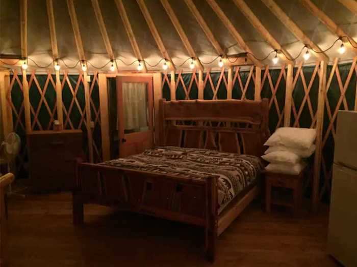 Cozy yurt near Glacier National Park, Montana, $225