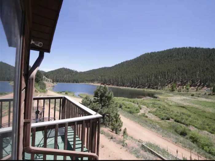 Cabin above a creek in Bailey, Colorado, $199