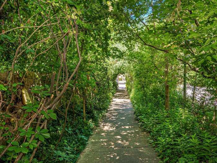 Brachert also cultivated a green archway canopy out on the sidewalk, which she said has been a popular spot for wedding and graduation photos.