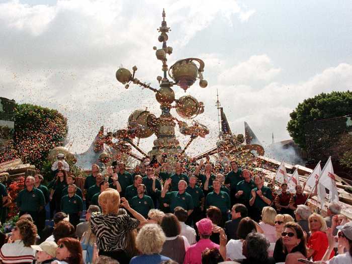 Although the Astro Orbiter has an added thrill, you can cross that Dumbo-esque ride off your list too.