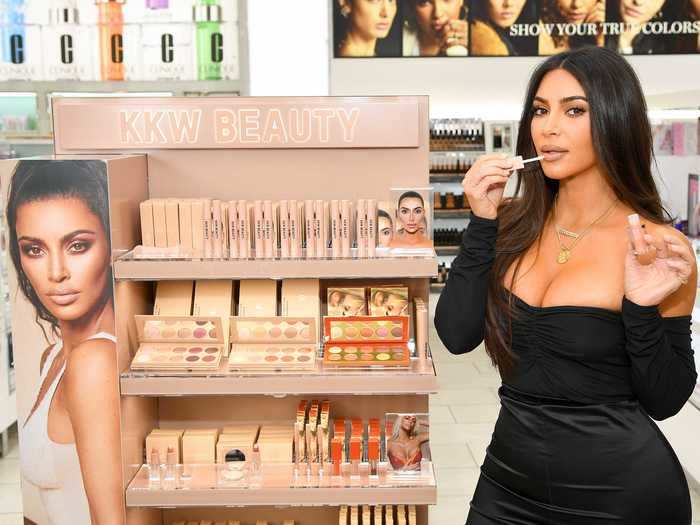 Her sister, Kim Kardashian West, has also gotten into the beauty game with KKW Beauty.