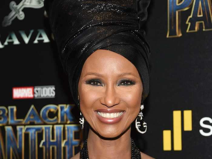 Iman created an inclusive makeup line specifically for people of color, Iman Cosmetics.