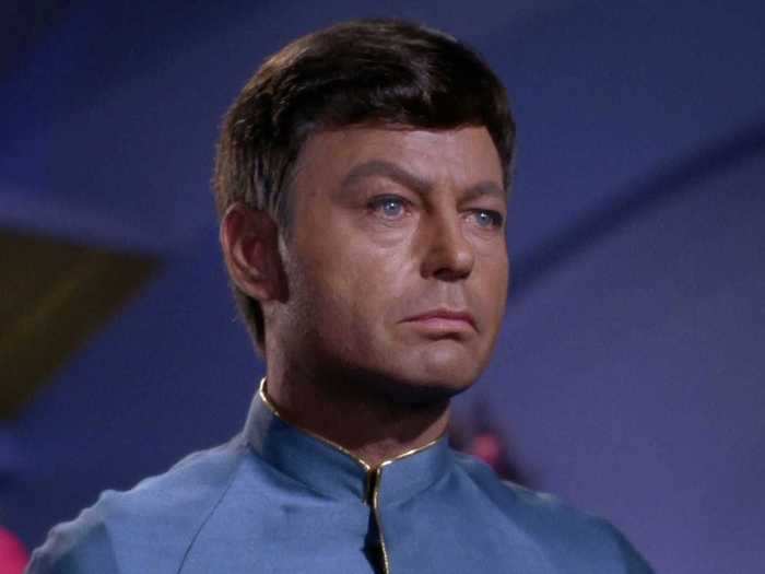 DeForest Kelley played the ship