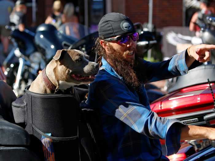 The city of Sturgis canceled the daily events it would have otherwise held in order to discourage crowding. It didn