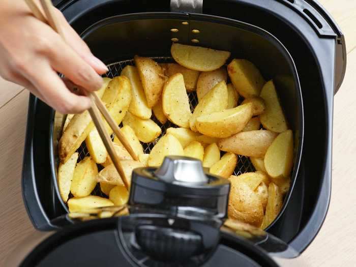 You forget to preheat your air fryer.