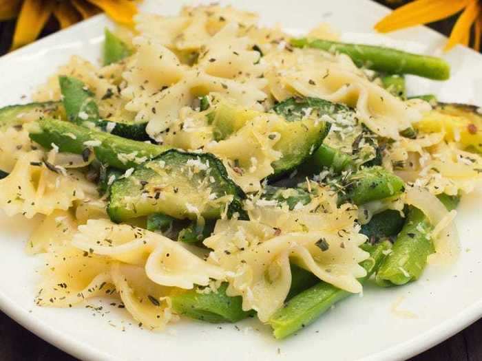 Pasta primavera is a great way to get a serving of vegetables.