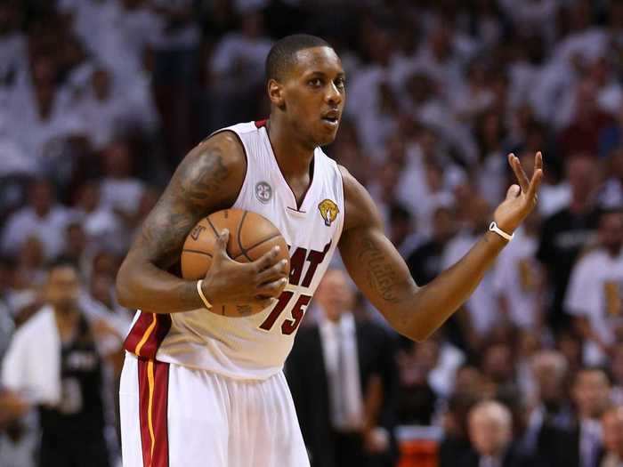 Mario Chalmers was drafted by the Heat in 2008 and was a key member in the starting five during their championships.