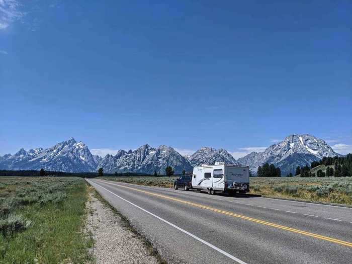 The family purchased their RV for $12,000, and renovated it for under $2,000.