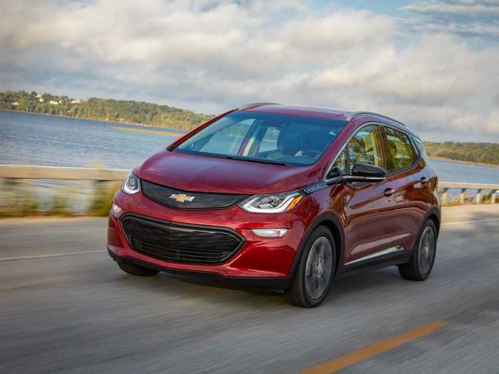 7. Chevrolet Bolt EV — 41.7 days on average