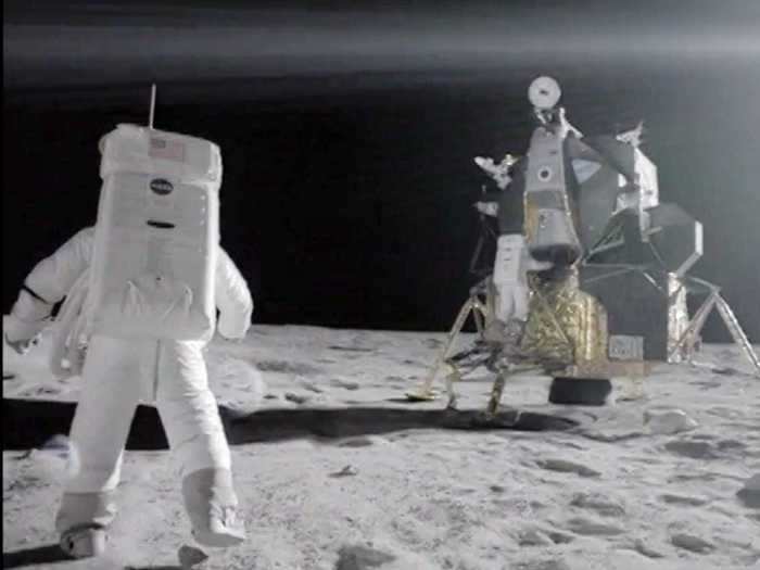 Cranston portrayed Buzz Aldrin in "Magnificent Desolation: Walking on the Moon 3D" (2005).