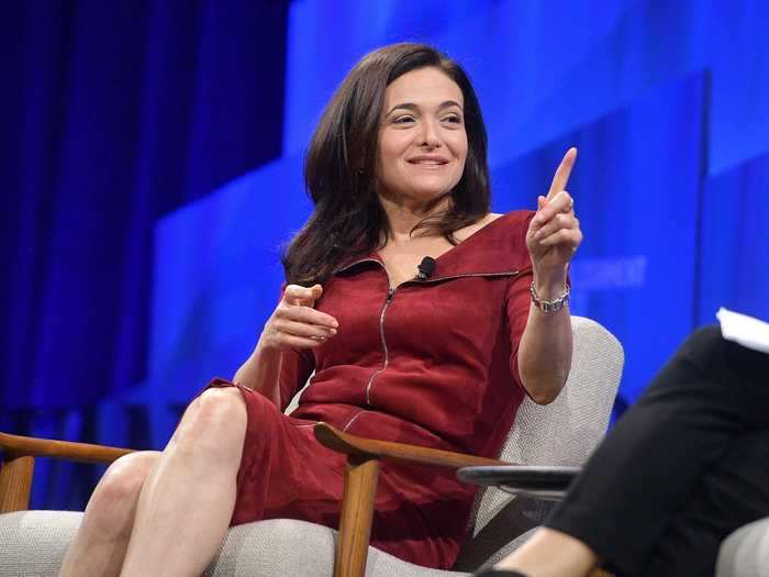 Harris helped Sheryl Sandberg promote her book "Lean In" in 2013.