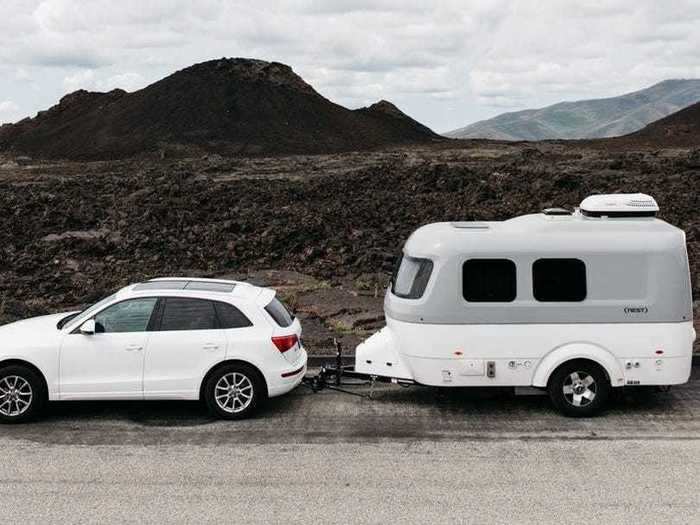 Recently, the company launched two smaller trailers for easier travel: the Basecamp and the Nest.