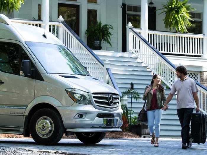 At the turn of the century, Airstream partnered with Mercedes-Benz to recreate the sprinter van.