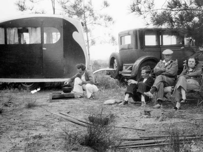 Before Wally Baym founded the Airstream company, he was making trailers of plywood and hooking them to cars.