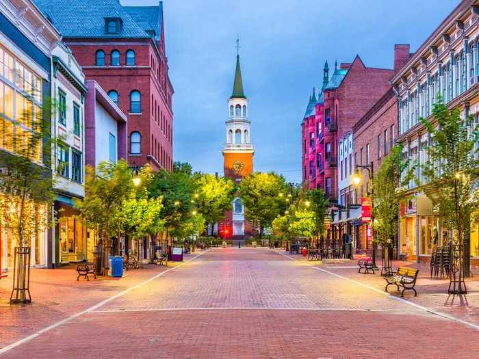 Burlington, Vermont, is a charming college town that