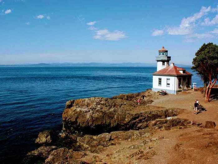 Orcas Island in Washington is known for epic hiking and biking trails, as well as whale watching and kayaking.