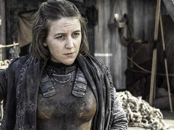 In "Thrones," Gemma Whelan is Lady Yara Greyjoy, the fierce and uncompromising ruler of the Iron Islands. That is, until her uncle, Euron, returns and threatens her place on the Iron throne.