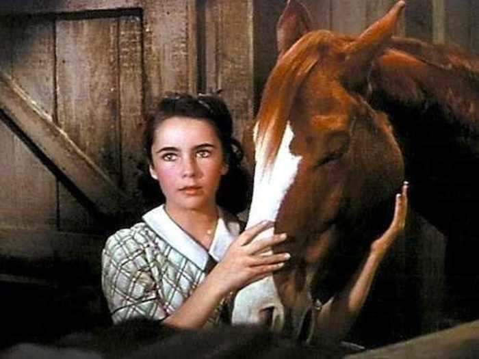 Elizabeth Taylor shared a special bond with her horse in "National Velvet." She was given the horse after filming wrapped.