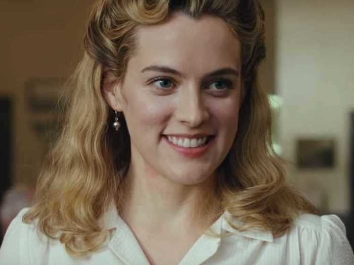 Riley Keough plays Sandy Henderson, one half of a serial-killing husband and wife team.