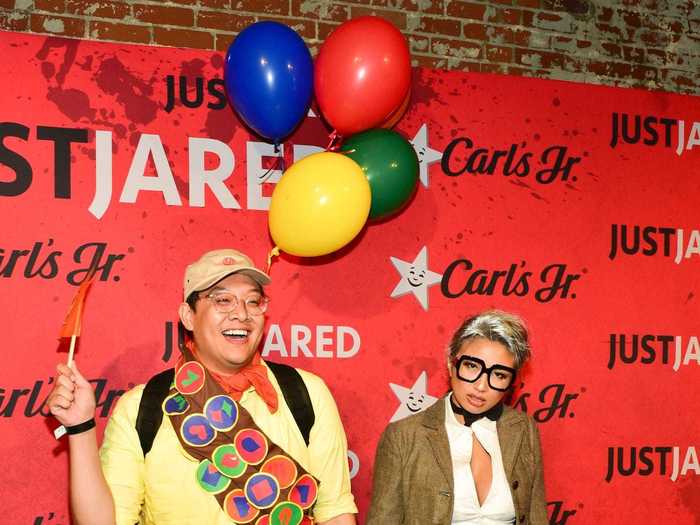 Jeannie Mai was unrecognizable in 2018 when dressed as Carl Fredricksen from "Up."