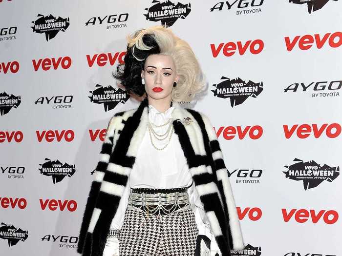 In 2013, Iggy Azalea put a stylish twist on Cruella de Vil