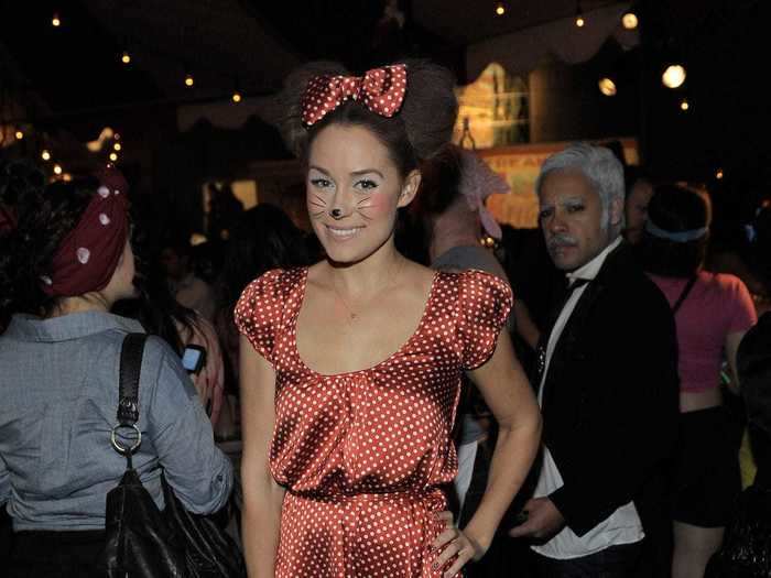 Lauren Conrad opted for a classic Minnie Mouse costume in 2011.