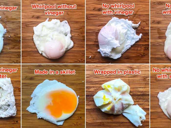 Poaching an egg requires a lot of attention to detail and, in my experience, a tablespoon of vinegar.