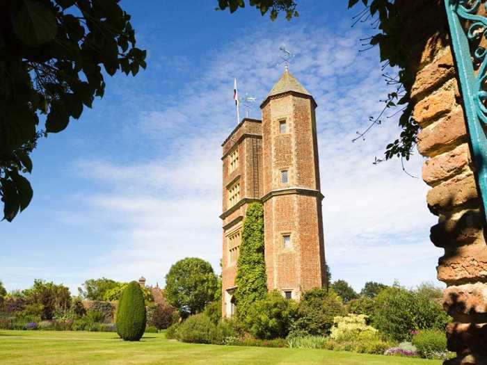 Sissinghurst Castle in the Weald of Kent, England