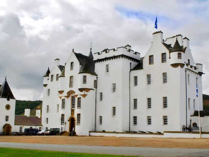 Blair Castle & Gardens in Perthshire, Scotland