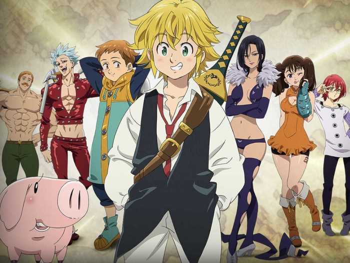 3. "The Seven Deadly Sins" (Netflix original, 2014-present)