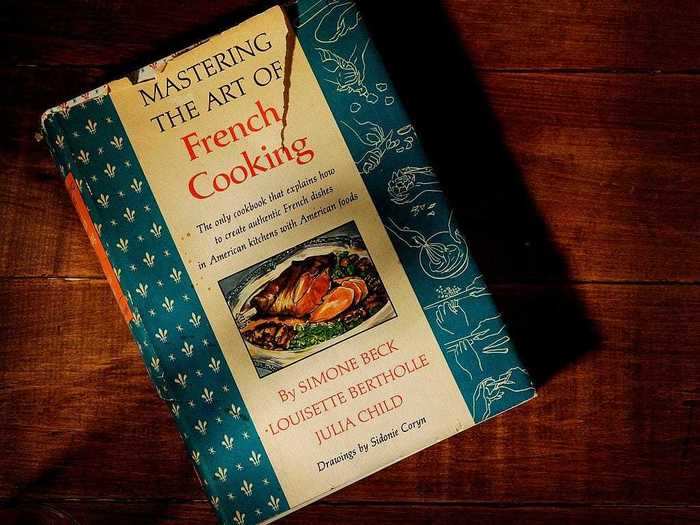 It took Child nine years to finish her first — and most famous — cookbook, "Mastering the Art of French Cooking."