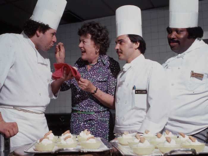 Julia Child was over 6 feet tall.