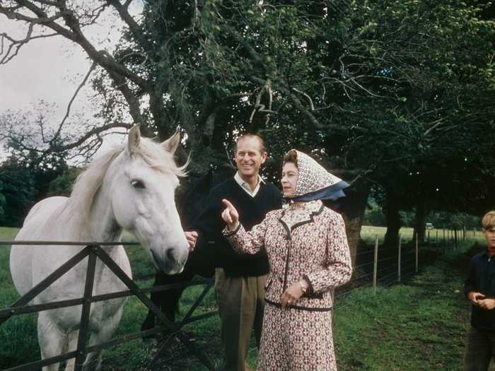 There are still plenty of activities the Queen and Prince Philip will be able to do from within the Balmoral grounds. Here they are at the estate