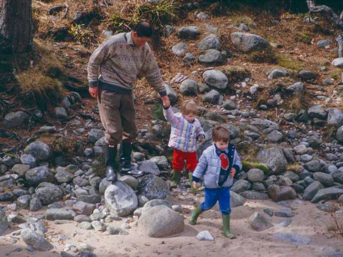 The holiday retreat is an ideal place to bring children. Charles often took his sons, Princes William and Harry, to play on the banks of the River Dee ...