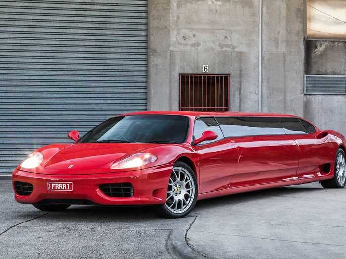The stretched-out Ferrari started its life as a run-of-the-mill 2003 360 Modena, before being imported to Australia by a man named Scott Marshall.