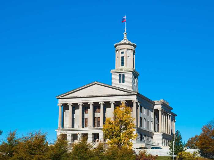 Located one block from the state capitol, The Hermitage Hotel was a well-known haunt of politicians.