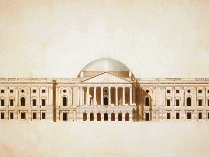 The Capitol building was designed by William Thornton, a doctor and amateur architect born in the British West Indies.