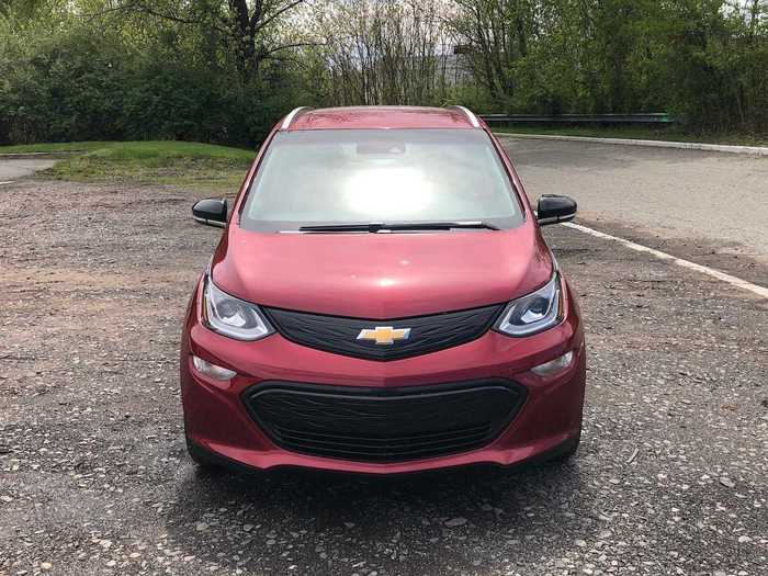 The Bolt remains a subcompact hatchback, a modest platform for such an important vehicle. The base price was $41,020, but a few thousand bucks in extras took the sticker to $44,130, as-tested.