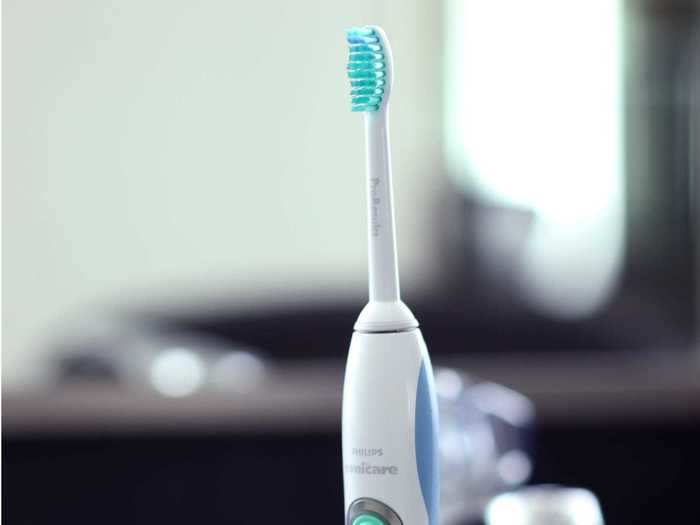 Though development started in 1987, the Philips Sonicare electric toothbrush wasn