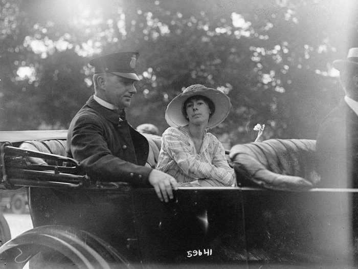 Katherine Morey, a suffragist from Boston, was arrested along with Lucy Burns at a demonstration in Washington, DC, in 1917.