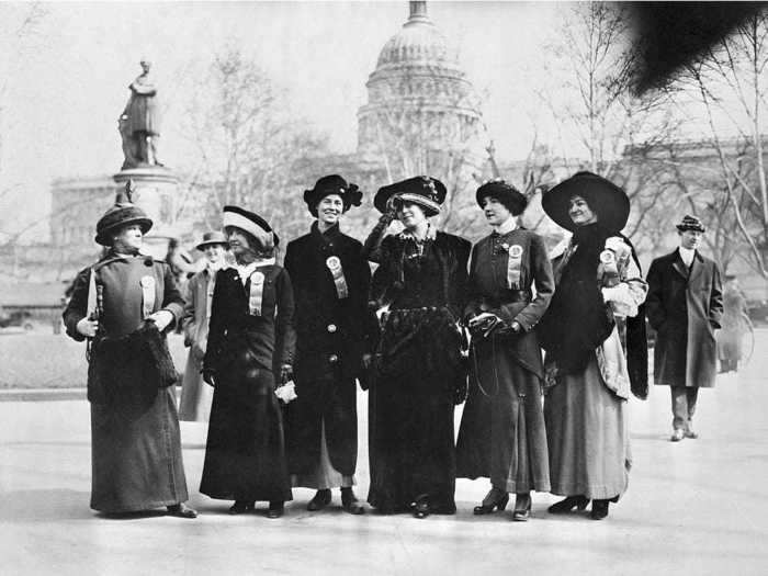 Women from different parts of the US would meet up in Washington, DC, to push for voting rights.