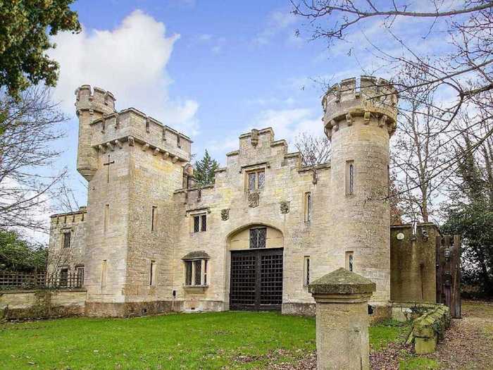 This English castle features a "Rapunzel tower."