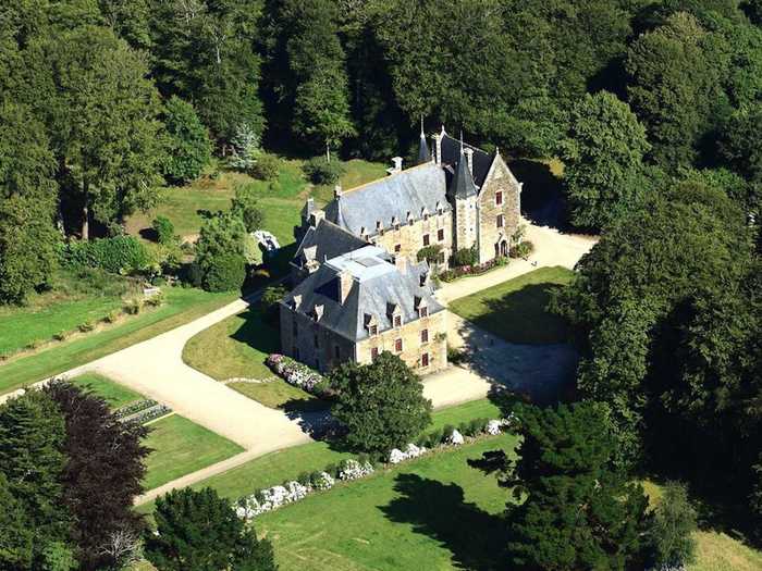 This French castle can sleep up to 15 people.